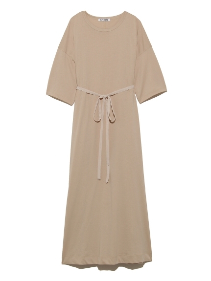 ウエストマークロングカットワンピース