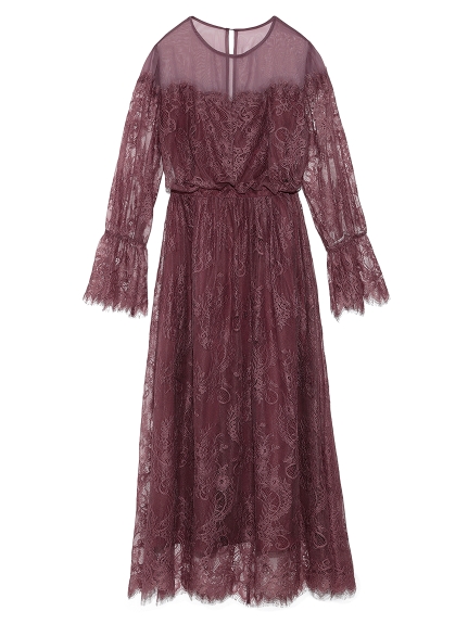 レースシアーワンピース